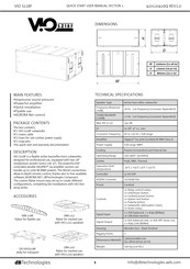 Db Technologies VIO S218F Quick Start Manual