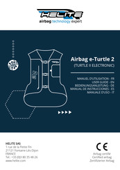 Helite Airbag e-Turtle 2 User Manual