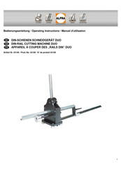 ALFRA 03199 Operating Instructions Manual