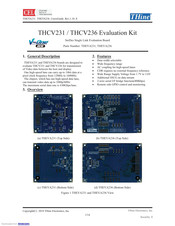 THine GEL THCV231 User Manual