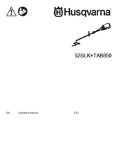 Husqvarna 525iLK+TAB850 Operator's Manual