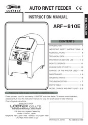 LOBSTER ARF-810E Instruction Manual