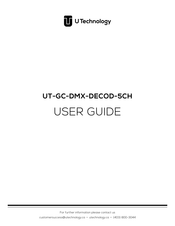 U Technology UT-GC-DMX-DECOD-5CH User Manual