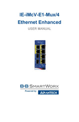 Advantech B+B SMARTWORX IE-iMcV-E1-Mux/4 User Manual