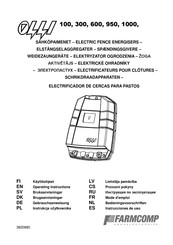 Farmcomp OLLI 600 Operating Instructions Manual