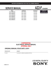 Sony BRAVIA KDL-55EX621 Service Manual