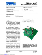 Melexis DEMO90121LR User Manual