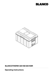 Blanco BLANCOTHERM 320 KBR Operating Instructions Manual