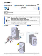 Siemens LEN00D Series Operating Instructions Manual