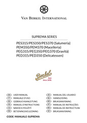Berkel Suprema Macelleria PEM350 User Manual