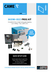 CAME 8K01MI-0523 Quick Setup Manual