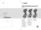 Bosch Professional GDX 18V-200 Original Instructions Manual