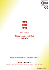 Unigas E150X Manual Of Installation - Use - Maintenance