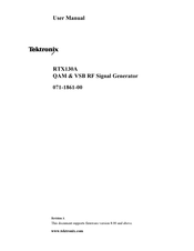 Tektronix RTX130A User Manual