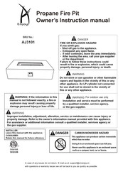 AJ Enjoy AJ3101 Owner's Instruction Manual