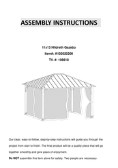 True Value A102020300 Assembly Instructions Manual