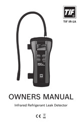 TIF IR-1A Owner's Manual