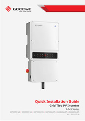Goodwe A-MS Series Quick Installation Manual