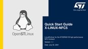 ST X-LINUX-NFC5 Quick Start Manual