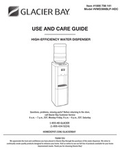 Glacier bay VWD366BLP-HDC Use And Care Manual