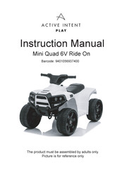Active Intent 9401056937400 Instruction Manual