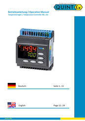 Quintex IRE168DS Exi Operation Manual