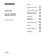 Siemens SIMATIC CP 4163-5 Operating Instructions Manual
