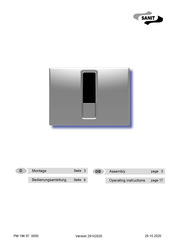 Sanit INEO BRIGHT Assembly & Operating Instructions
