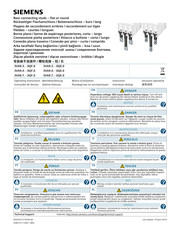 Siemens 3VA9231-0QE10 Operating Instructions Manual