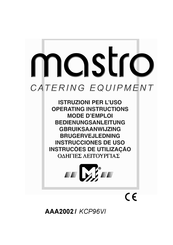 mastro KCP96 VS Operating Instructions Manual