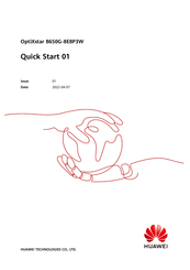 Huawei OptiXstar B650G-8E8P3W Quick Start Manual