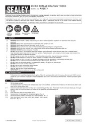 Sealey AK2973 Manual