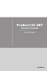 MSI ProBox130 2BT Manual