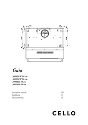 Cello Gaia 300150W Instruction Manual