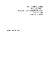 Motorola SYSTEMS SABER SECURENET Handie-Talkie H43TUN5170CN Service Manual