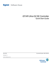 Tyco iSTAR Ultra G2 SE Quick Start Manual