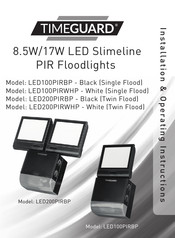 Timeguard LED100PIRWHP Installation & Operating Instructions Manual
