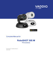 Legrand VADDIO RoboSHOT 30E-M Complete Manual