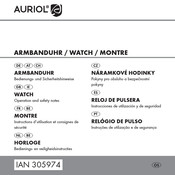 Auriol HG04024A Operation And Safety Notes