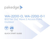 Pakedge WA-2200-O Quick Start Manual