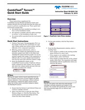 Teledyne CombiFlash Torrent Quick Start Manual