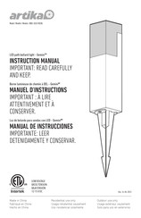 Artika Gemini 8BOL-GELV-HD2BL Instruction Manual
