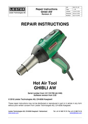 Leister 1411191700 Repair Instructions