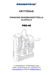 Promotech PRO-40 Operator's Manual