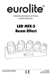 EuroLite LED MFX-5 User Manual