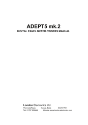 London Electronics ADEPT5 mk.2 Owner's Manual