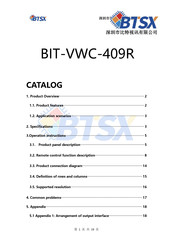 BTSX BIT-VWC-409R Manual