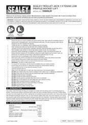 Sealey 1500SLR Manual