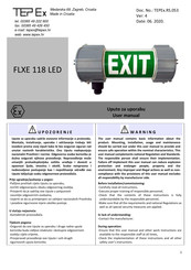 Tepex FLXE 118 LED 0 Series User Manual