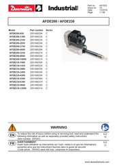 Desoutter Industrial Tools AFDE200-5250 Manual